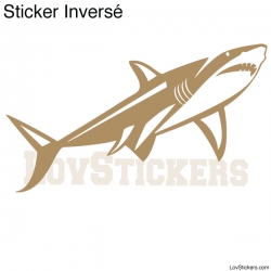 Stickers Requin - Décoration intérieur en Vinyle - Nombreux coloris