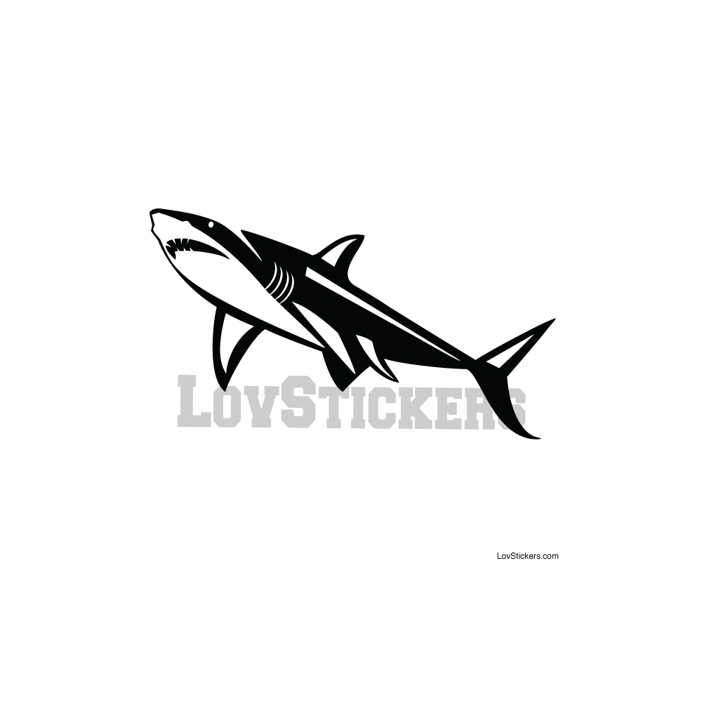 Stickers Requin - Décoration intérieur en Vinyle - Nombreux coloris Stickers Requin - Décoration intérieur en Vinyle - Nombreux coloris