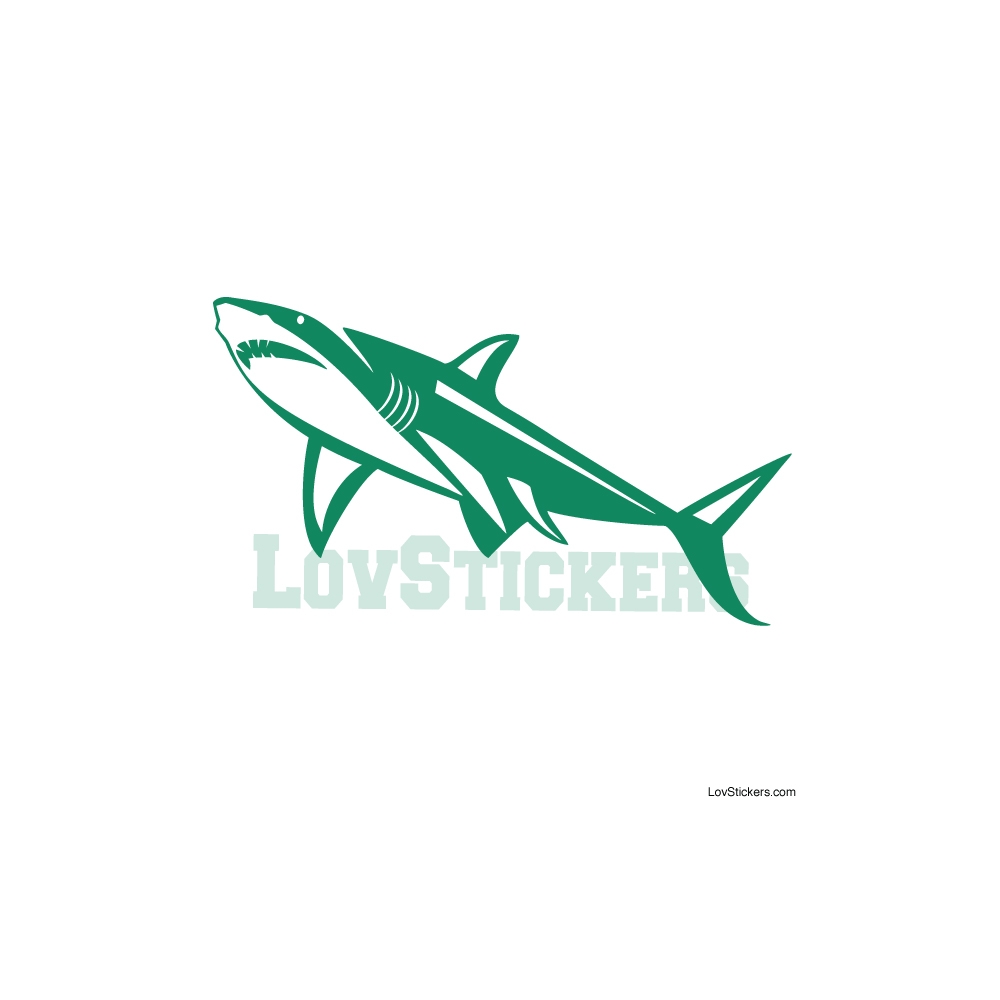 Stickers Requin - Décoration intérieur en Vinyle - Nombreux coloris Stickers Requin - Décoration intérieur en Vinyle - Nombreux coloris