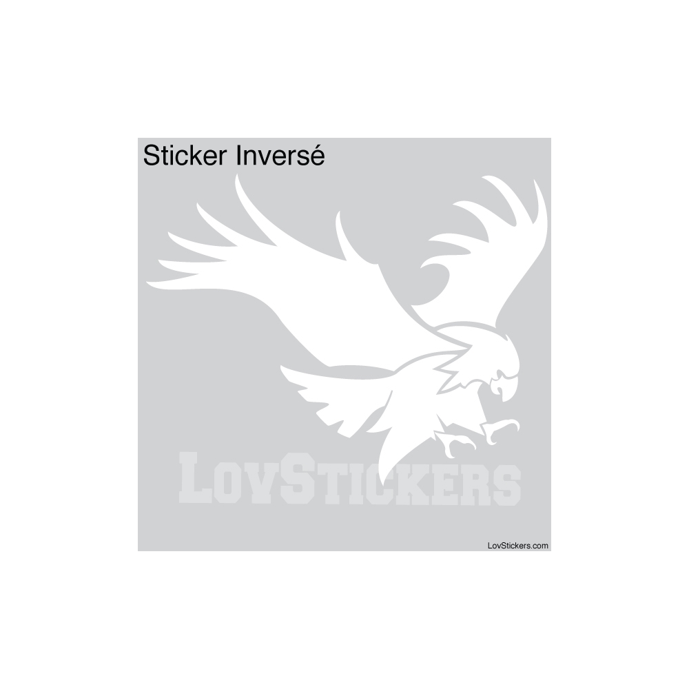 Stickers Aigle Tribal - Décoration intérieur en Vinyle - Nombreux coloris