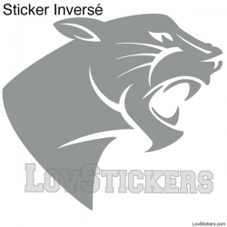 Stickers Panthère Tribal - Décoration intérieur en Vinyle - Nombreux coloris