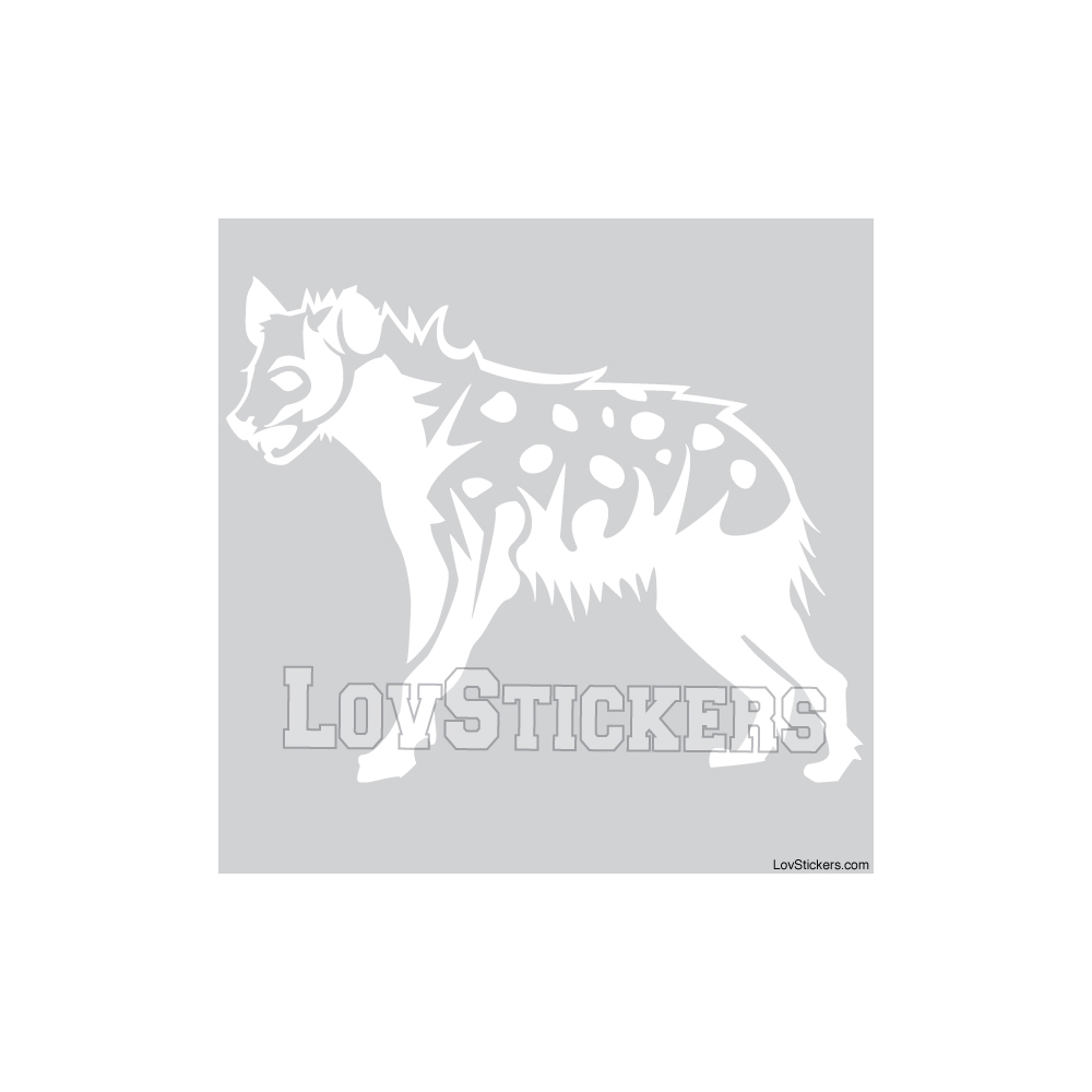 Stickers Hyène tachetée - Décoration intérieur en Vinyle - Nombreux coloris Stickers Hyène tachetée - Décoration intérieur en Vinyle - Nombreux coloris
