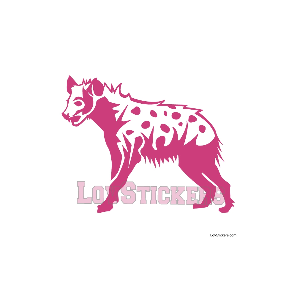 Stickers Hyène tachetée - Décoration intérieur en Vinyle - Nombreux coloris Stickers Hyène tachetée - Décoration intérieur en Vinyle - Nombreux coloris