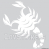 Stickers Scorpion Tribal Tatouage - Décoration intérieur en Vinyle - Nombreux coloris