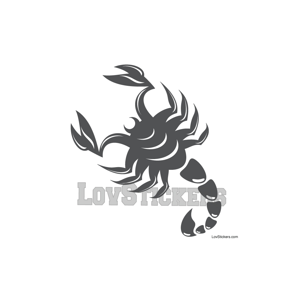 Stickers Scorpion Tribal Tatouage - Décoration intérieur en Vinyle - Nombreux coloris Stickers Scorpion Tribal Tatouage - Décoration intérieur en Vinyle - Nombreux coloris