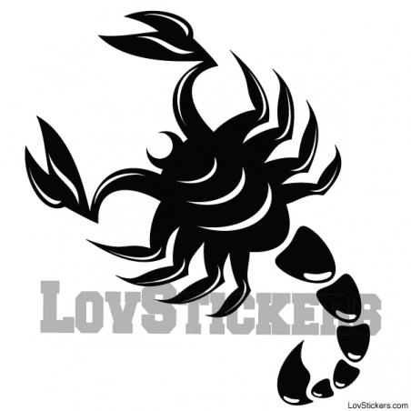 Stickers Scorpion Tribal Tatouage - Décoration intérieur en Vinyle - Nombreux coloris Stickers Scorpion Tribal Tatouage - Décoration intérieur en Vinyle - Nombreux coloris