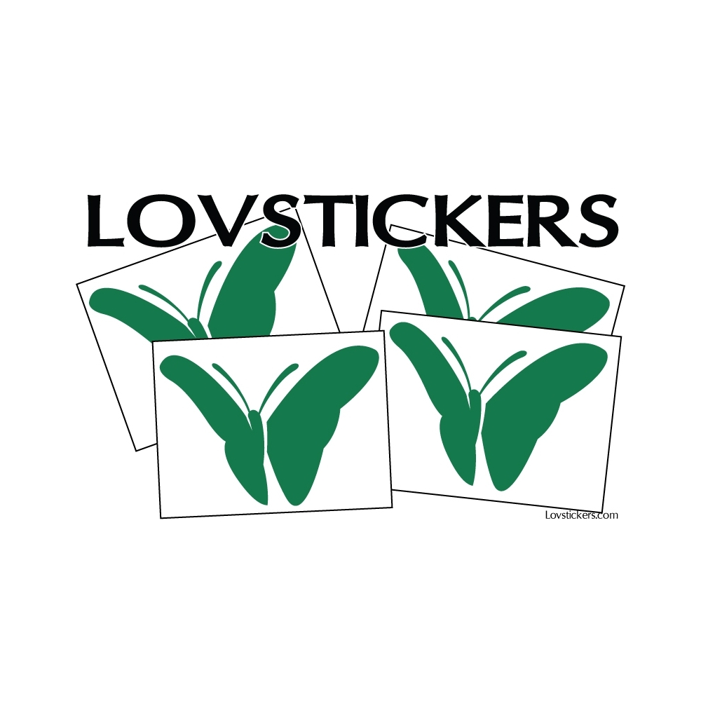 4 Stickers Papillons Mixte - Deco auto voiture papillons 4 Stickers Papillons Mixte - Deco auto voiture papillons