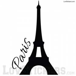 Sticker Tour Eiffel - PARIS - Décoration intérieur en Vinyle - Nombreux coloris