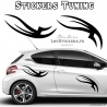 2 Stickers Tribal Tuning Voiture  - Decoration -