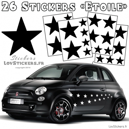 Stickers Vinyle Etoile pour decoration de la voiture - Stickers pas cher Stickers Vinyle Etoile pour decoration de la voiture - Stickers pas cher