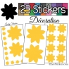 23 Stickers Fleur Mixte - Autocollant Décoration Intérieur