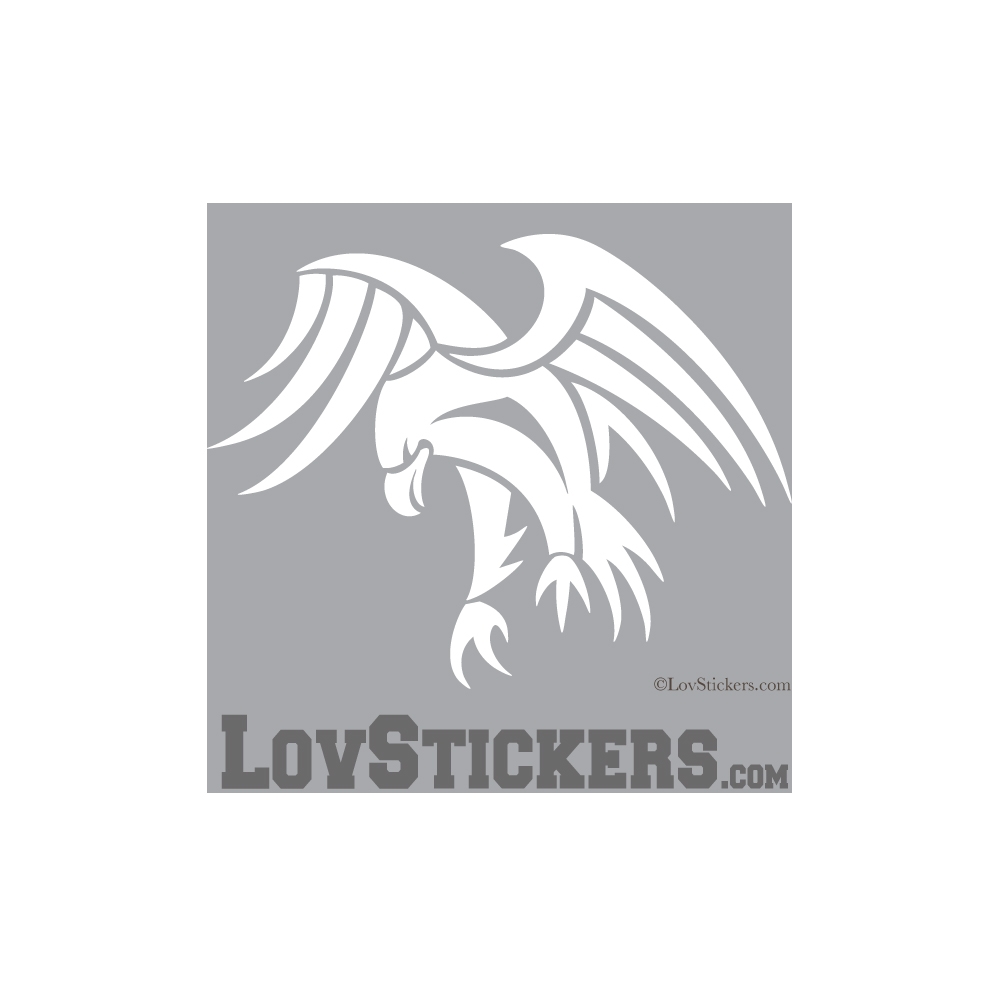 Stickers Aigle Tribal - Décoration intérieur en Vinyle - Nombreux coloris