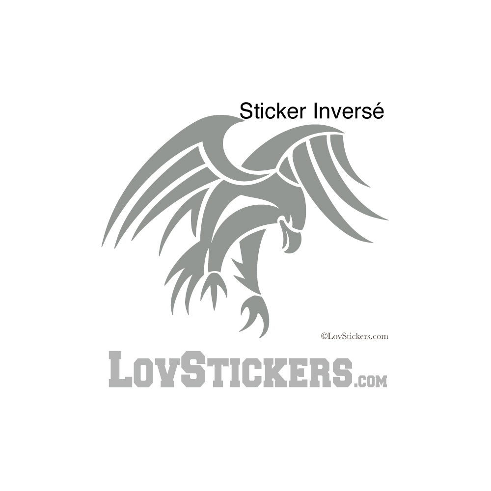 Stickers Aigle Tribal - Décoration intérieur en Vinyle - Nombreux coloris