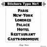 Font Litz - 2 Stickers lettres et chiffres adhesif - Autocollant voiture auto vitrine magasin