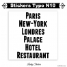 Stickers lettres et chiffres adhesif - Lot de 2 caractères - Autocollant voiture auto vitrine magasin