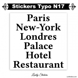 Sticker Voiture publicité panneau et vitrine - Lot de deux caractere adhesif en vinyle