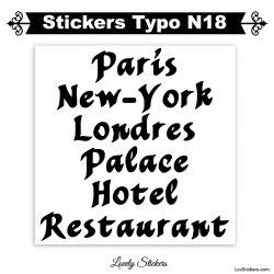 Sticker pas cher pour voiture Magasin publicité et vitrine