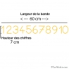 Stickers Chiffres - 10 Numeros Educatif -