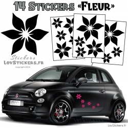 Stickers Tuning Voiture Fleurs pas cher ·.¸¸ FRANCE STICKERS ¸¸.·