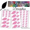 58 Stickers Feuilles arbres pour la decoration