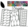 sticker pour composition decoration maison pas cher