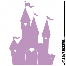 Stickers Princesse Disney Château Repositionnables