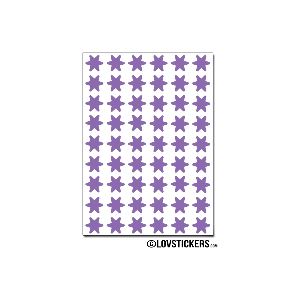 432 Stickers Etoiles 1cm - Décoration Gommette Loisirs - Vinyle Repositionnable
