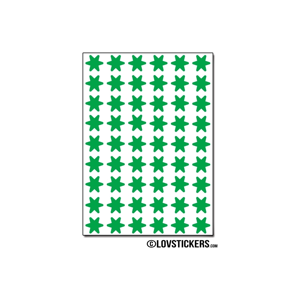 432 Stickers Etoiles 1cm - Décoration Gommette Loisirs - Vinyle Repositionnable
