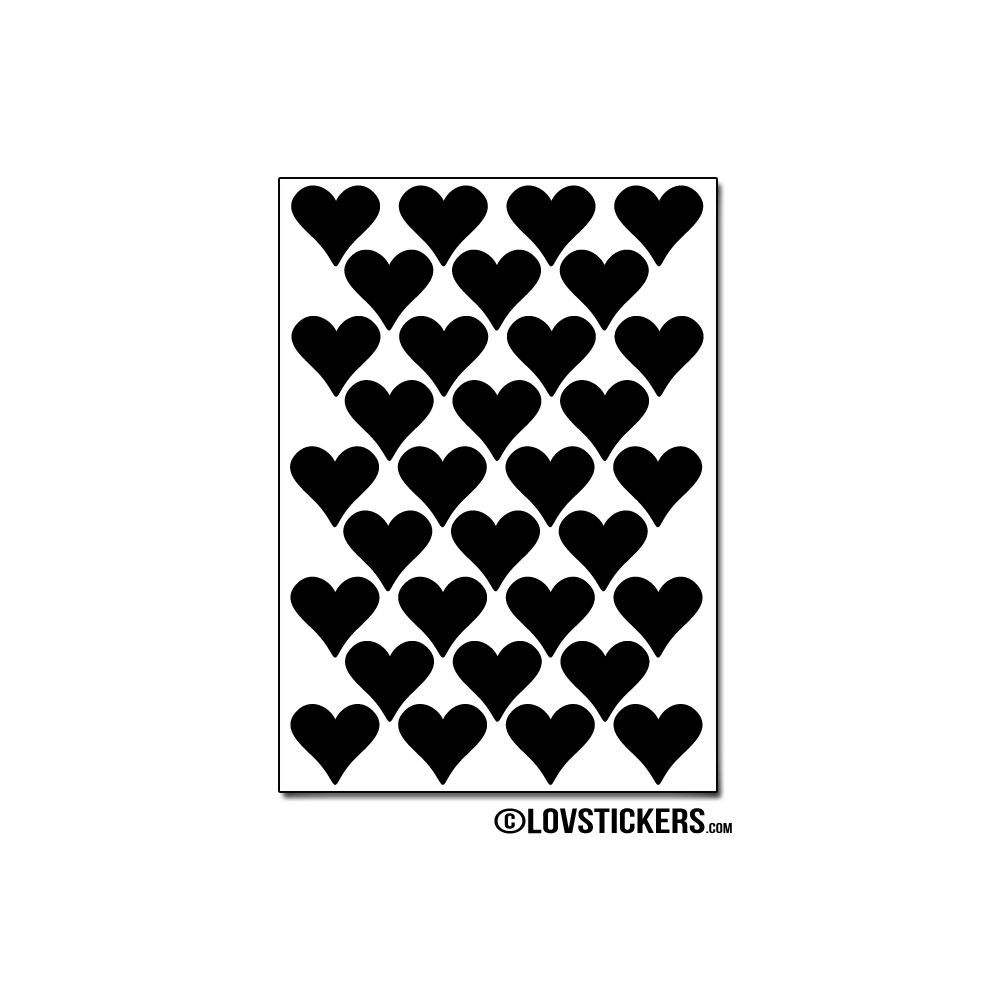 256 Stickers Coeur 1,5cm - Décoration Gommette Loisirs - Vinyle Repositionnable 256 Stickers Coeur 1,5cm - Décoration Gommette Loisirs - Vinyle Repositionnable