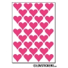 256 Stickers Coeur 1,5cm - Décoration Gommette Loisirs - Vinyle Repositionnable