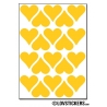 160 Stickers Coeur 2cm - Décoration Gommette Loisirs - Vinyle Repositionnable