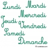 Sticker des jours de la semaine