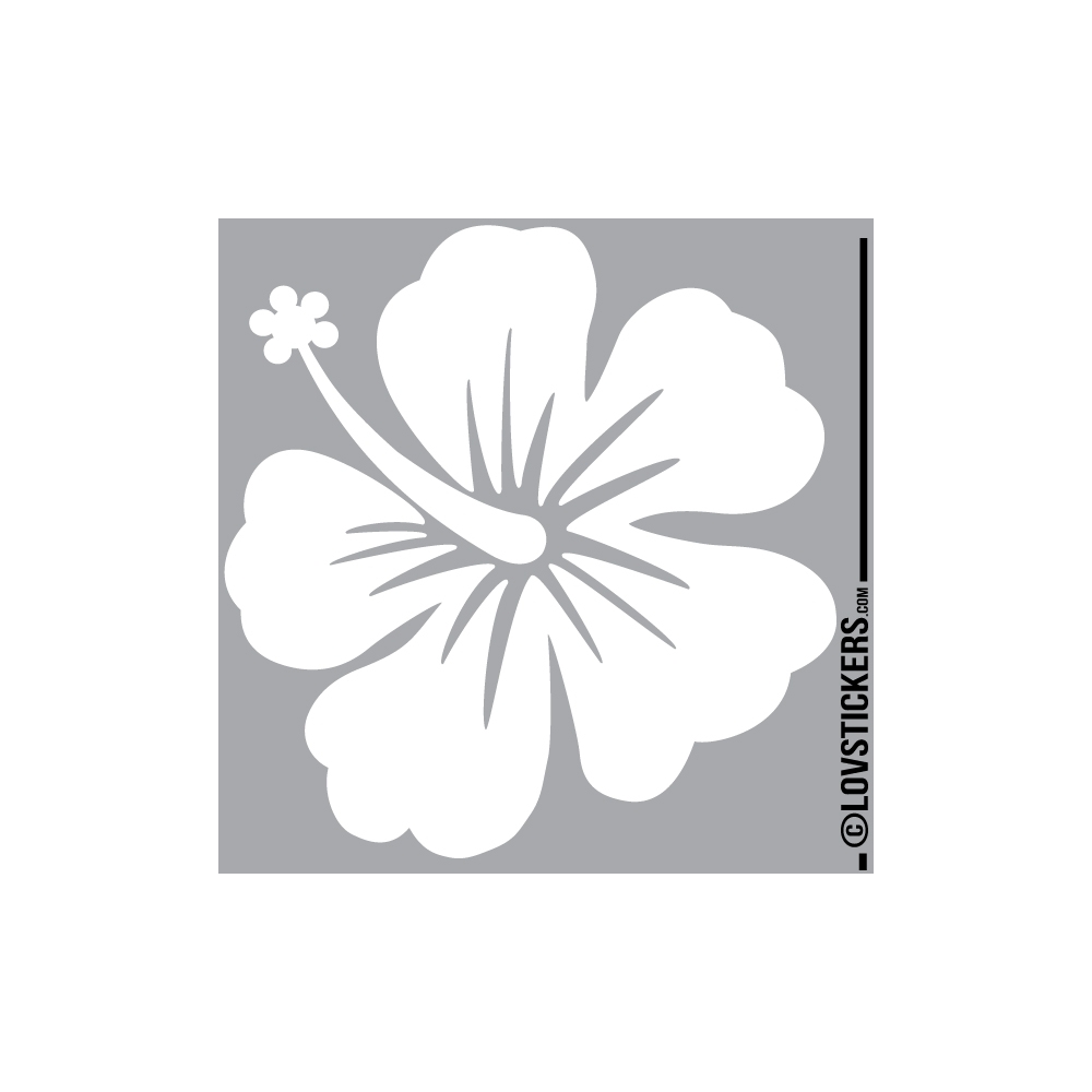 Sticker Hibiscus 60 cm - Décoration intérieur en Vinyle - Nombreux coloris Sticker Hibiscus 60 cm - Décoration intérieur en Vinyle - Nombreux coloris