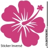 Sticker Hibiscus 60 cm - Décoration intérieur en Vinyle - Nombreux coloris