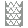 160 Triangles 2 cm - Gommette Pas cher de decoration Repositionnable en Vinyle