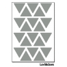 160 Triangles 2 cm - Gommette Pas cher de decoration Repositionnable en Vinyle
