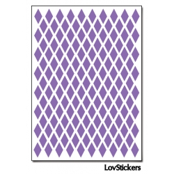 1144 Stickers Losange 1cm - Décoration Gommette Loisirs - Vinyle Repositionnable