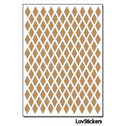 1144 Stickers Losange 1cm - Décoration Gommette Loisirs - Vinyle Repositionnable