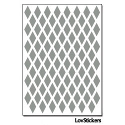 720 Stickers Losange 1,2cm - Décoration Gommette Loisirs - Vinyle Repositionnable