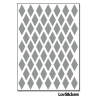 472 Stickers Losange 1,5 cm - Décoration Gommette Loisirs - Vinyle Repositionnable