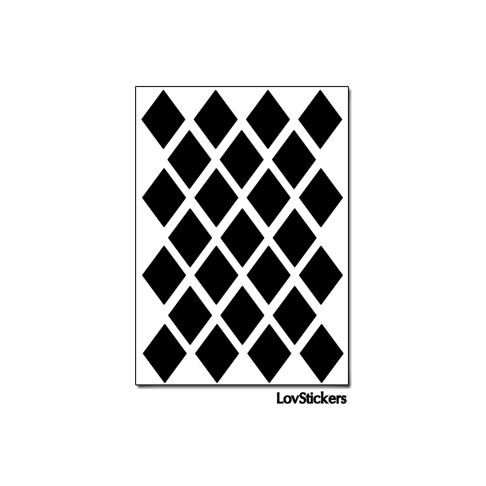 120 Stickers Losange 2 cm - Décoration Gommette Loisirs - Vinyle Repositionnable 120 Stickers Losange 2 cm - Décoration Gommette Loisirs - Vinyle Repositionnable