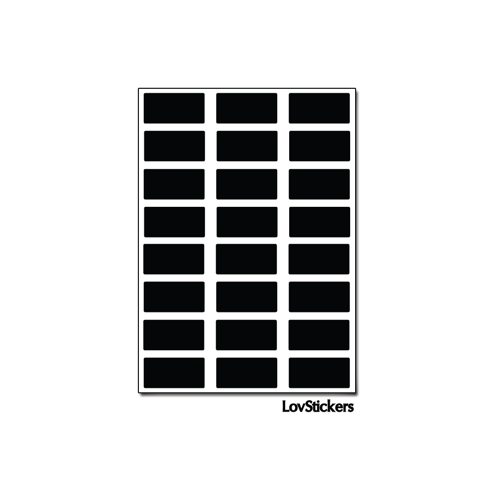 192 Stickers Rectangle 1 cm - Décoration Gommette Loisirs - Vinyle Repositionnable 192 Stickers Rectangle 1 cm - Décoration Gommette Loisirs - Vinyle Repositionnable
