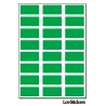 192 Stickers Rectangle 1 cm - Décoration Gommette Loisirs - Vinyle Repositionnable