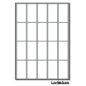 160 Stickers Rectangle 1,2 cm - Décoration Gommette Loisirs - Vinyle Repositionnable