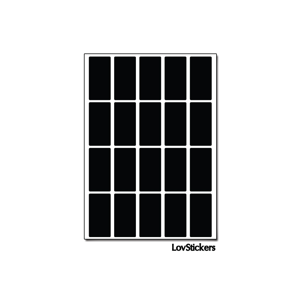 160 Stickers Rectangle 1,2 cm - Décoration Gommette Loisirs - Vinyle Repositionnable 160 Stickers Rectangle 1,2 cm - Décoration Gommette Loisirs - Vinyle Repositionnable