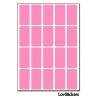 160 Stickers Rectangle 1,2 cm - Décoration Gommette Loisirs - Vinyle Repositionnable