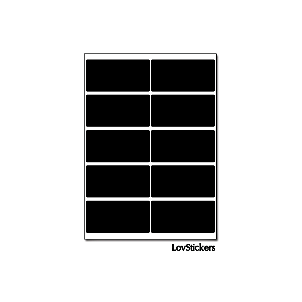 80 Stickers Rectangle 1,8 cm - Décoration Gommette Loisirs - Vinyle Repositionnable 80 Stickers Rectangle 1,8 cm - Décoration Gommette Loisirs - Vinyle Repositionnable