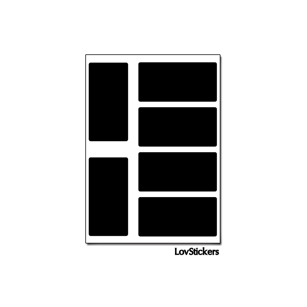 48 Stickers Rectangle 2 cm - Décoration Gommette Loisirs - Vinyle Repositionnable 48 Stickers Rectangle 2 cm - Décoration Gommette Loisirs - Vinyle Repositionnable
