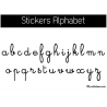 Sticker Alphabet - 2 tailles disponibles - Decoration Murale éducative