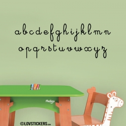 Sticker alphabet enfant